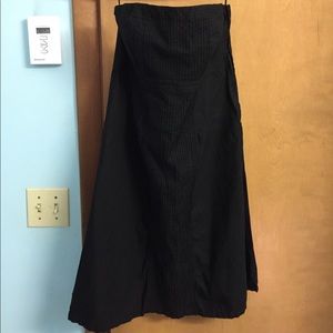 Strapless black dress !